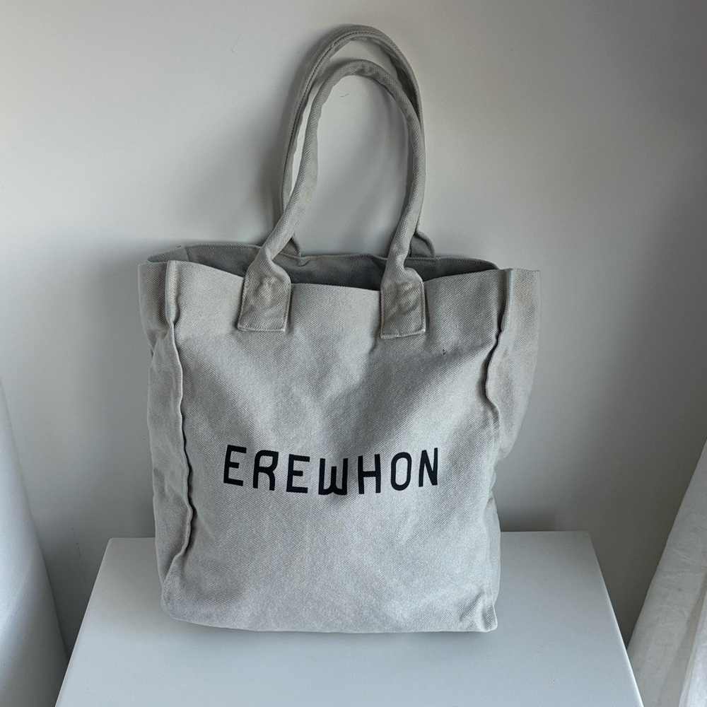 Erewhon Gray Shopping Tote Bag
